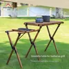 Mobilier de Camping accessoires de Camping Table de pique-nique panier équipement extérieur pliant bois Tabla Madera salle à manger Mesa Escritorio