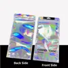 wholesale Laser Mobile Phone Case Packaging Bag Gold Transparent Aluminum Foil Case Plastic Self sealing Bag