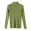 Women's Sweaters -coming Autumn Winter Turtleneck Pullovers Primer Shirt Long Sleeve Short Korean Slim-fit Tight Sweater