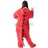 home clothing Flannel Dinosaur Kigurumi Pajama Women Male Winter Homewear Girl Onesie Flannel Animal Cosplay Costume Party Jumpsuit Adult Warm x0902