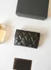 card holder Bags Luxury designer women card holders fold flap classic pattern caviar lambskin wholesale black woman small mini wallet caitlin_fashion_bags