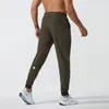 LU Donna LL Pantaloni lunghi da jogging da uomo Sport Yoga Outfit Quick Dry Coulisse Palestra Tasche Pantaloni sportivi Pantaloni Casual Elastico in vita Pantaloni fitness434