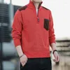 Erkek Sweaters 2023 Sonbahar Gençlik Moda İş Basit Uzun Kollu Örgü Külot Gevşek Sıradan Alt Gömlek
