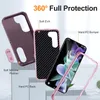 Custodie antiurto per armatura per iPhone 15 14 13 12 11 Plus Pro Max XR XS 8 7 Plus Samsung S22 S23 Plus Ultra Motor Edge 30 Pro G Stylus Kickstand Cover Custodia resistente