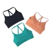 Débardeurs de Yoga gilet nu Lu-411 femmes Triangle beau dos sous-vêtements Fitness séchage rapide soutien-gorge de sport