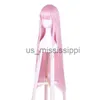 Perruques cosplay Lemail perruque cheveux synthétiques Anime DARLING in the FRANXX 02 zéro deux perruques cosplay longue rose droite 02 cosplay perruque résistante à la chaleur x0901