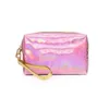 Femmes mode sac cosmétique rose laser maquillage sac fermeture éclair maquillage sac à main organisateur mallette de rangement pochettes toilette lavage beauté boîte ZZ