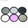 Filters 49 52 55 58 62 67 72 77 MM UV CPL FLD ND 2 4 8 Neutral Density Filter Lens Set + lens hood+Lens Cap+Cleaning kit For Nikon Q230905