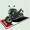 Motorfiets Polyester Parkeermat Display Tapijt Racing Moto Tapijten Mat Antislip Nachtkastje Tapijten Aangepaste Display Mat Parkeren HKD230901