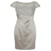 Selling Knee Length Tafetta Mother of the Bride Dresses for Wedding In Stock with Lace Sash287z