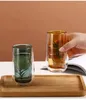 Wine Glasses Color Double Layer Household Light Luxury Mug High Insulation Wall Water Bottle Coffee Cup Milk Tea Brief Lovers