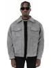 Men's Jackets Vintage High Street Suede Material Crock Jacket With Zipper Lapel Casual Short For Men 230831