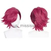 Cosplay Wigs Game Lol Ahri Seraphine Akali Gwen Piltover Enforcer VI Riven Zyra Jinx Caitlyn Cosplay Wigs Heat Resistant Wig Cap X0901