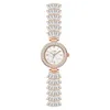 Armbanduhren 2023 Scottie Round Diamond-Encrusted Uhrenarmband Damenmode Temperament Armband Senior