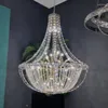 Chandeliers Light Pendant European Crystal Living Room Luster Decorative Lighting El Lobby Custom Luxury Fixture