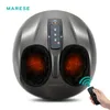 Foot Massager MARESE M118 Electric Heating Therapy Shiatsu With Deep Kneading Roller Air Compression Massage Machine Health Care 230831
