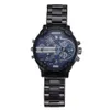 Modemarke 7331 Herren-Armbanduhr mit großem Gehäuse, Edelstahlband, Quarz-Armbanduhr, Watches249u