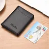 Wallets Simple Card Bag Coin Purse Fashion Design PU Clutch Korean Style Money Clip Wallet Men