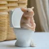 Indoor Polyresin Statue Resin Crafts Miniature Landscape Figurine Cute Pig Statue Home Decoration Fairy Garden Decor HKD230901