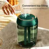 Humidificateurs 1.8L Humidificateur d'air Atmosphère Lumière Portable Humidificateur Muet USB Fogger Mist Maker pour Chambre Maison Voiture Plantes Purificateur Q230901