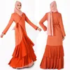 Vêtements ethniques Printemps Été Ramadan Mode Abaya Patch Design Mousseline de soie Dubaï Robe de prière Musulmane Inde Femmes Islamique Surdimensionné