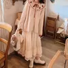 Kadın Sweaters Korejepo 3d Kiraz Bebek Boyun Sweater 2023 Sonbahar Japon Taze Tatlı İşlemeli Örme Yaşını Azaltan Nazik Ceket