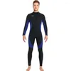 Mulheres Swimwear 3mm Neoprene Wetsuit One-Peça Manga Longa Inverno Zíper Frontal Homem Mulheres Mergulho Terno Manter Quente Snorkeling Surf Roupas