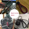 Keychains Lanyards Handwoven Braided Leather Keyring For Women Men Simple Universal Car Key Chain Accessories Couple Wrist Rope Keychain Gift 230831