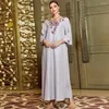 Vêtements ethniques Ramadan Eid Mubarak Kaftan Abaya Dubaï Pakistan Turquie Islam Musulman Robe modeste pour femmes Robe Djellaba Femme Musulman