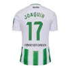 23 24 Real Betis Isco Soccer Jerseys Copa del Rey Final Away Joaquin B.iglesias Camiseta de Futbol Juanmi Estadio 4番目の2023特別キッズゴールキーパーManga Corta