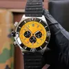 Watch Męskie Montre de 44mm luksusowe zegarki ruch Men Business Wristwatches gumowy pasek wodoodporny zegarek zegarek do mechanicznego zegarek vuoo