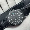 Carbono automático 40mm mecânico masculino safira relógio de lona luminoso designer à prova dwaterproof água relógios pulseira relógio ouro kneen