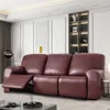 كرسي الأغطية الجلدية PU Recliner Slipcovers أريكة تمتد للماء (8 قطع)