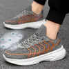 Large Size Youth Mens Sports Trainers Red Grey Blue Casual Sneakers Versatile Breathable Fashion Running Shoes 39-46