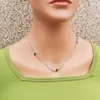 Pendant Necklaces LEEKER Stainless Steel Choker Collar Necklace With Hollow Black Stars Women Summer Jewelry 2023 285 LK2