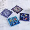 الحصير الطاولة Ceramic Cork Coasters Trivet Mat Heat المقاومة لأدوات الجدول عزل منصات كوب كوب من وسادة القدح المصنوعة يدويًا