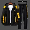 Herrspårsdräkter Designer Sport Sours Sours Mens Hoodie Pants 2 Piece Matching Set Outfit Clothes for Men Clothing Tracksuit Sweatshirts 0023 230831