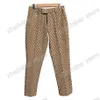 21ss Mens t shirt pants Color Jacquard letter Men jogging Pant Casual Slim Fit Whole body letters Trousers Wedding280w