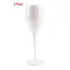 Disposable Dinnerware 175ML Plastic Champagne Glass Wine Bar Acrylic Transparent Goblet Cocktail Cups Festive Party Supplies Weddi250F