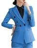 Männer Anzüge Frühling Herbst frauen Temperament Dünne Kurze Hosen Zwei-stück Anzug Hose Sets Frauen Blazer Set