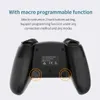 Gamecontrollers Joysticks Draadloze Bluetooth-controller Gamepad voor controller met gyroscoop Dubbele vibratie Wake-up-functie HKD230831