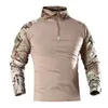 القمصان للرجال المموهة للجيش الأمريكي القتالي القتال القتالي العسكري cargo cp multicam airsoft cotton cotton contton 230831