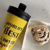 Butelki z wodą lepiej zadzwoń do Saul Water Cup Yellow Coffee Cup Squel Stael Squel Izolowany kubek z Bad 230831