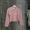 Womens Pullover Casual Sweater Revers Knitwear Klassiek Hand Gehaakt Bloem Uitsparing Revers Kant Lange Mouw Kledingstuk