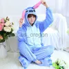 hemkläder kvinnor män barn söta djur onesie pyjamas kostym en bit unisex flanell tecknad fest kostymer anime cosplay jumpsuits hemkläder x0902