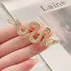 New style personalized snake hairpin female cool frog clip alloy word clip banger clip