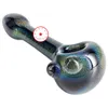 Latest Colorful Heady Galactic Storm Smoking Pyrex Glass Pipes Portable Dry Herb Tobacco Filter Spoon Bowl Innovative Handpipes Cigarette Holder DHL