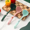 Spoons Thickened Silicone Soup Spoon Large Capacity Kitchen Ramen Ladle Anti-slip Pot Porridge Tablespoons Home Cooking Tableware