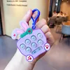 Söt anime nyckelring charm nyckelring fob hänge härlig gopher mini docka par studenter personlig kreativ alla hjärtans dag gåva a8 ups