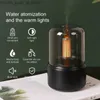 Humidifiers Portable Mini Aroma Diffuser USB Air Humidifier Essential Oil Night Light Cold Mist Maker Sprayer for Home Gift Q230901